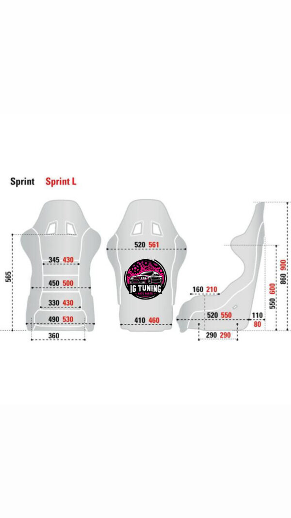 Спортна седалка SPARCO SPRINT FIA