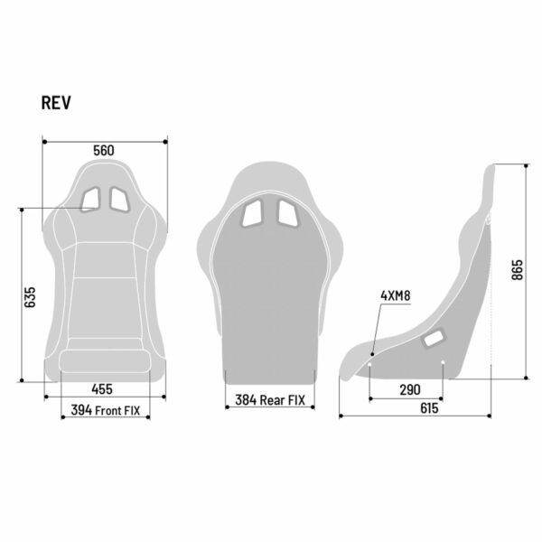 Спортна седалка Sparco Rev QRT FIA