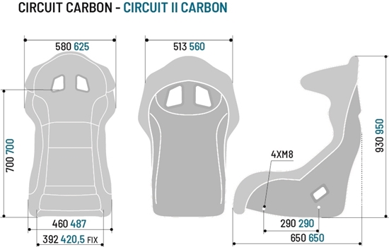 Спортна седалка Sparco Circuit  QRT FIA