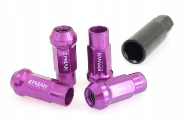 ГАЙКИ НА ДЖАНТИ EPMAN M12X1.5 / M12X1.25 - РАЗЛИЧНИ ЦВЕТОВЕ 20БР КОМПЛЕКТ