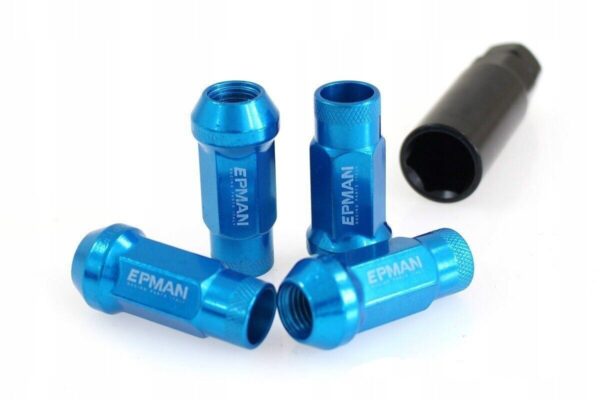 ГАЙКИ НА ДЖАНТИ EPMAN M12X1.5 / M12X1.25 - РАЗЛИЧНИ ЦВЕТОВЕ 20БР КОМПЛЕКТ